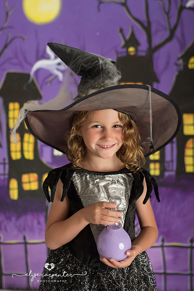 Haunted Village - HSD Photography Backdrops 