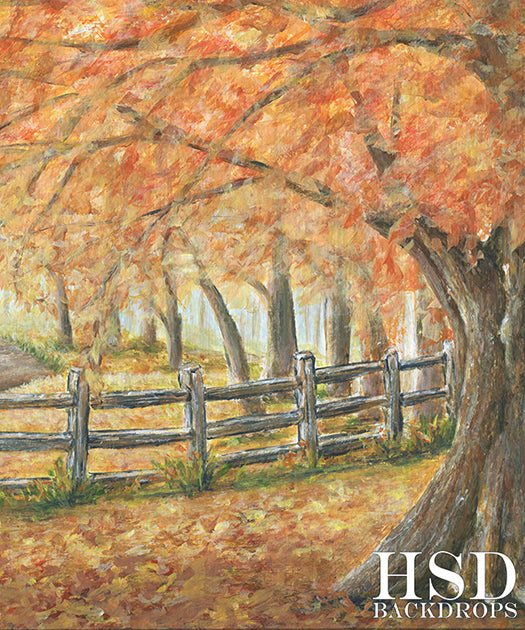 Under the Autumn Tree - HSD Photography Backdrops 