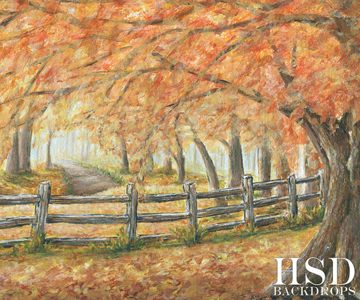Under the Autumn Tree - HSD Photography Backdrops 