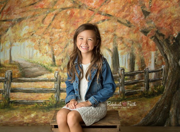 Under the Autumn Tree - HSD Photography Backdrops 