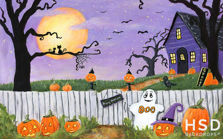 Halloween Booville Children's - HSD Photography Backdrops 