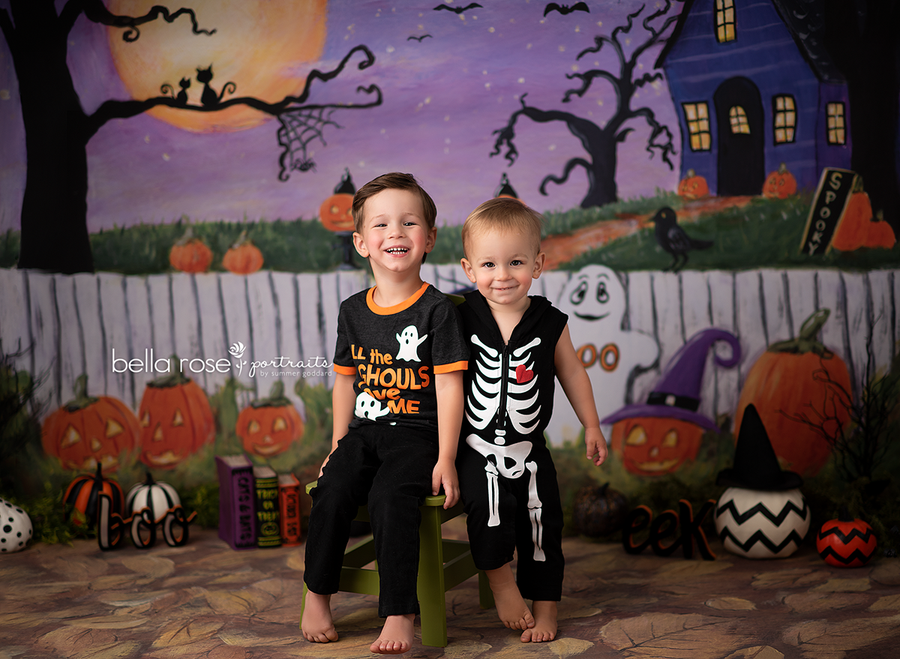 Halloween Booville Children's - HSD Photography Backdrops 