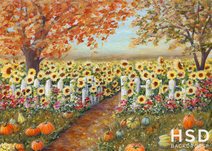 Sunflower Field - HSD Photography Backdrops 