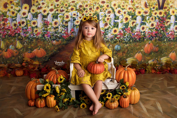 Sunflower Field - HSD Photography Backdrops 