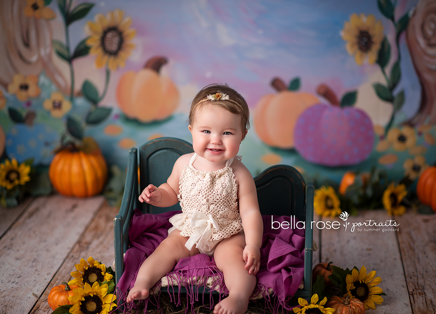 Whimsical Fall Painted - HSD Photography Backdrops 
