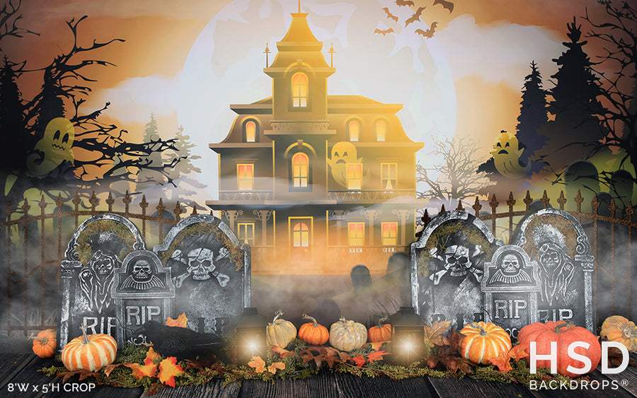 Haunted Manor - HSD Photography Backdrops 