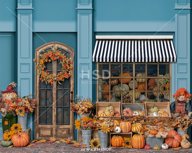 Fall Storefront - HSD Photography Backdrops 