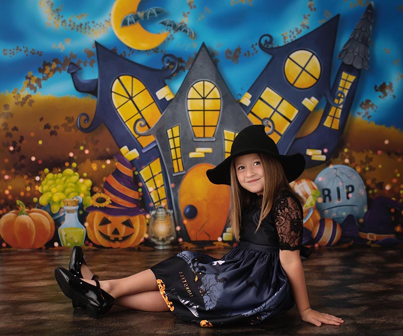 I Love Halloween - HSD Photography Backdrops 