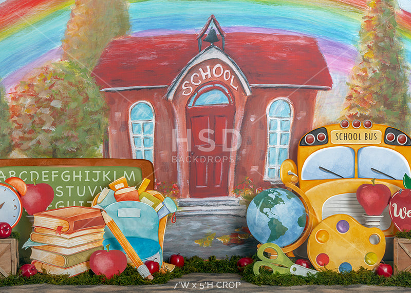 Back To School Painting Supplies Stock Photo - Download Image Now