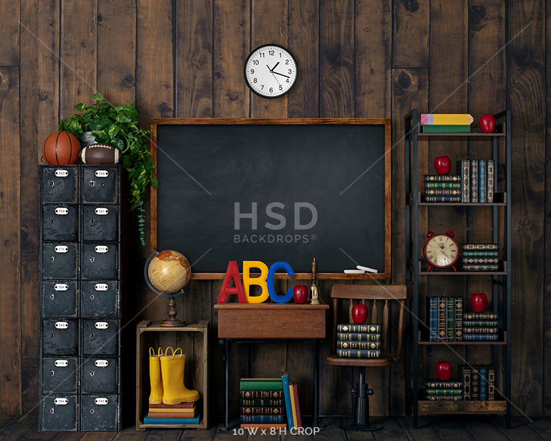 Vintage Classroom - HSD Photography Backdrops 