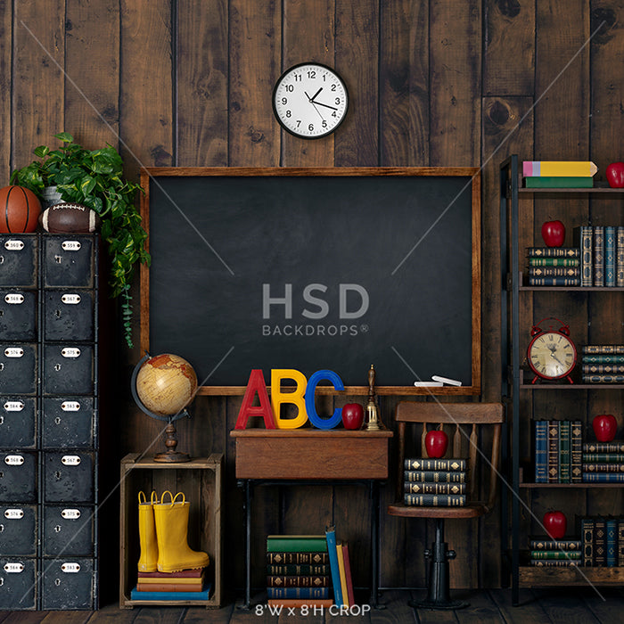 Vintage Classroom - HSD Photography Backdrops 