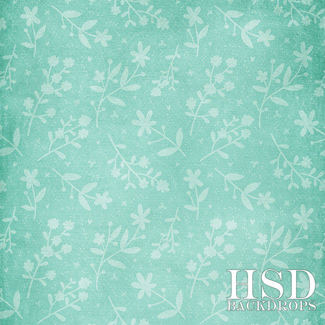 Botanical Mint - HSD Photography Backdrops 
