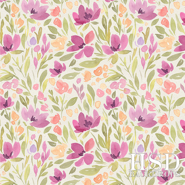 Delilah Floral - HSD Photography Backdrops 