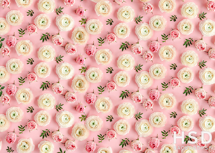 Precious Peonies - HSD Photography Backdrops 