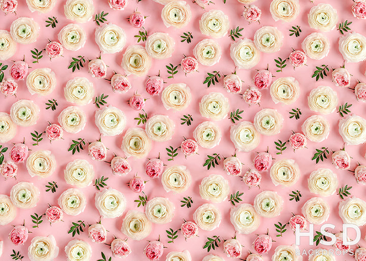 Precious Peonies - HSD Photography Backdrops 