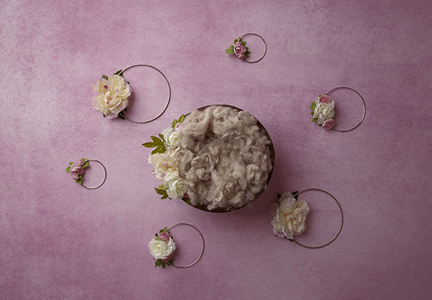 Wisteria | Floral Hoops Coll. | Digital - HSD Photography Backdrops 
