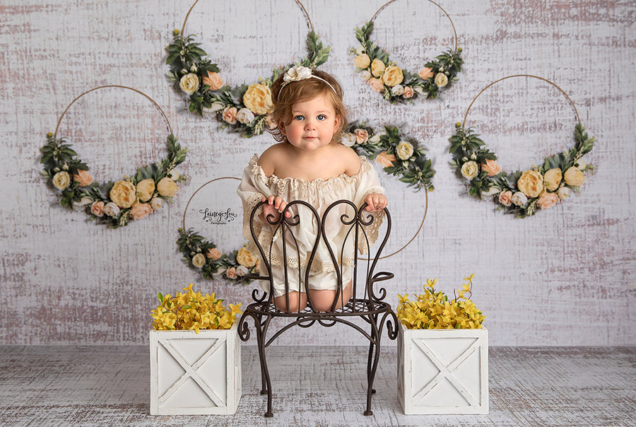 Spring Floral Hoops - HSD Photography Backdrops 