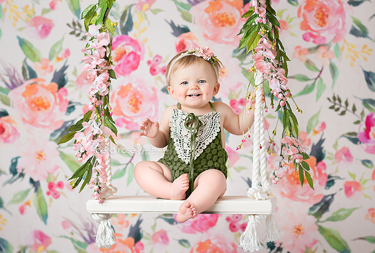 Aria Floral - HSD Photography Backdrops 