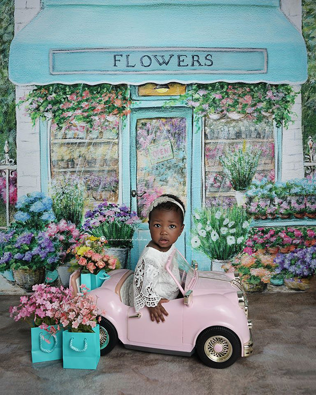 Flower Shop Photography Backdrop Background Photo Props Spring SPG260 ...