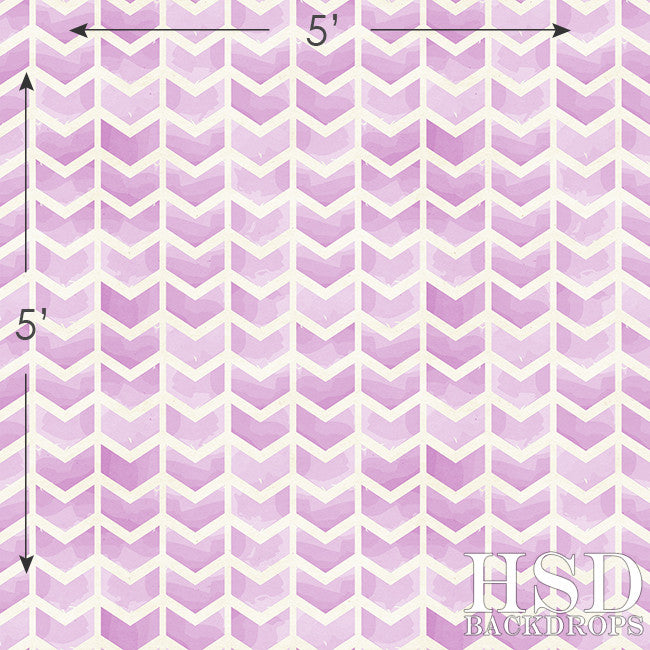 Purple Chevron Arrows - HSD Photography Backdrops 