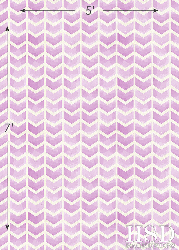 Purple Chevron Arrows - HSD Photography Backdrops 