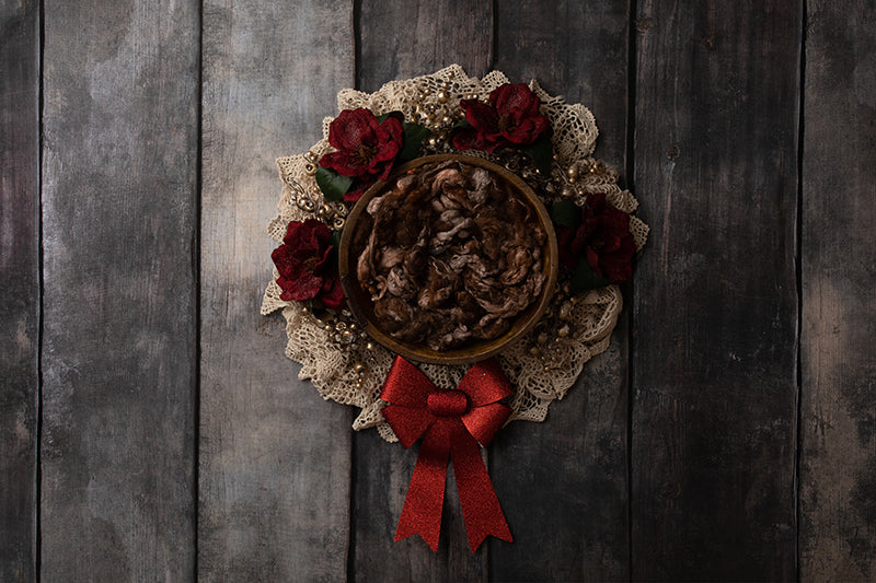 Holiday Bow Red I | Digital - HSD Photography Backdrops 