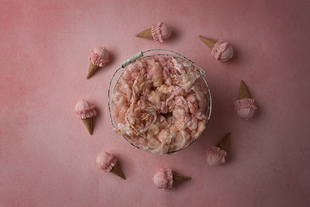 Strawberry | Ice Cream Cone Coll. | Digital - HSD Photography Backdrops 