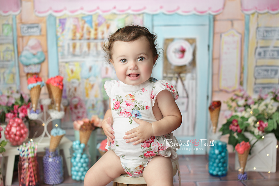 Ice Cream Shoppe - HSD Photography Backdrops 
