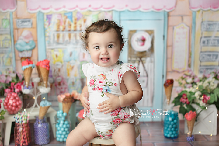 Ice Cream Shoppe - HSD Photography Backdrops 