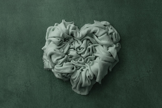 Newborn Digital Backdrop | In My Heart Green - HSD Photography Backdrops 