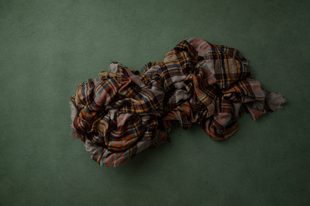 Keeping Cozy Green | Autumn Plaid Coll. | Digital - HSD Photography Backdrops 