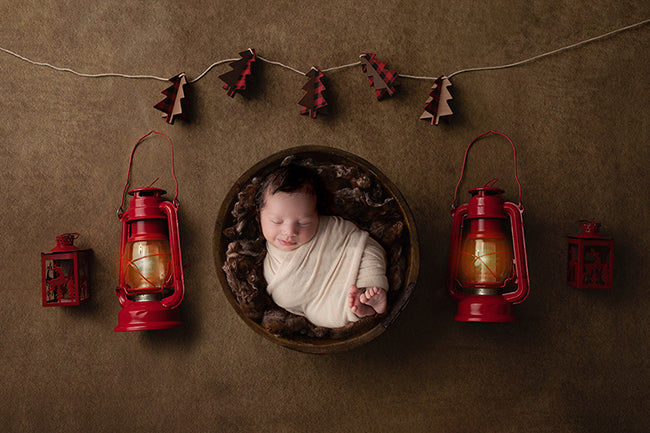 Merry & Bright II | Christmas Lantern Coll. | Digital - HSD Photography Backdrops 