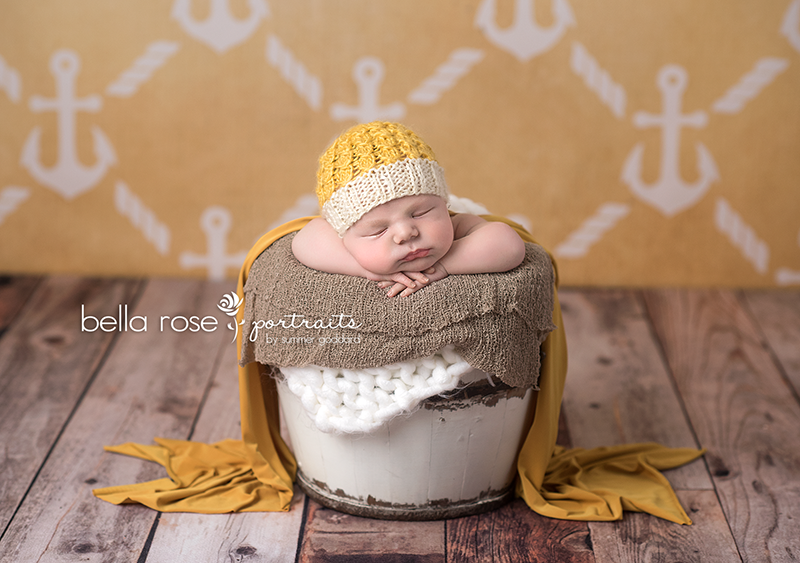 Anchors Yellow - HSD Photography Backdrops 