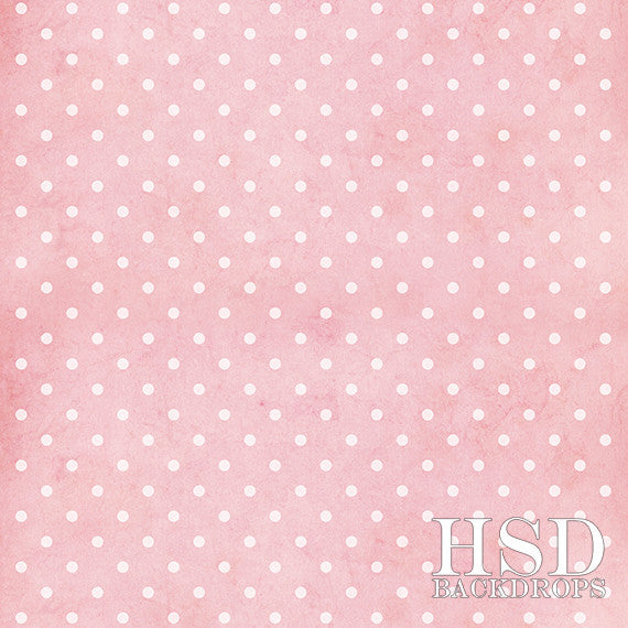 Pink Polka-Dots - HSD Photography Backdrops 