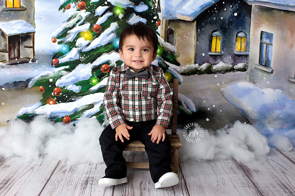 Christmas | Santa's Coming to Town - HSD Photography Backdrops 