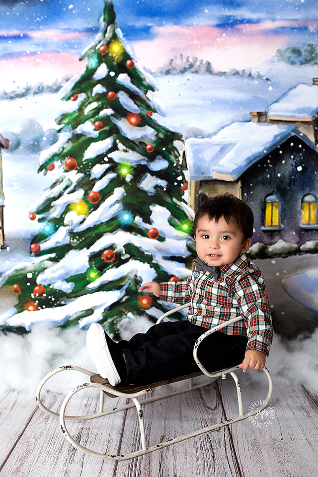 Christmas | Santa's Coming to Town - HSD Photography Backdrops 