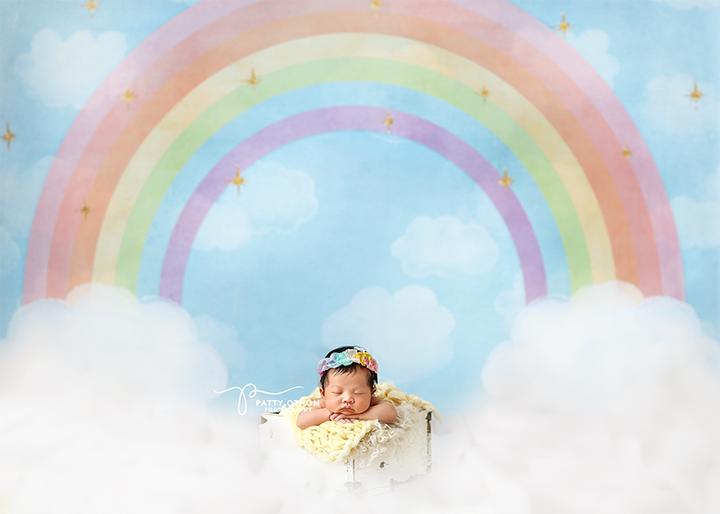 Pastel Rainbow - HSD Photography Backdrops 