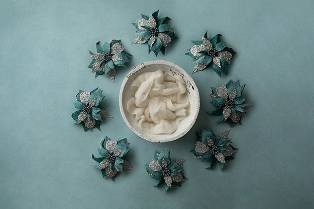 Perfect Poinsettias | 'Tis the Season Coll. | Digital - HSD Photography Backdrops 