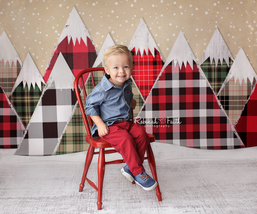 Little Lumberjack Photography Background - HSD Photography Backdrops 