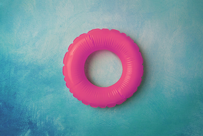 Newborn Digital Backdrop | Pool Floatie Pink - HSD Photography Backdrops 