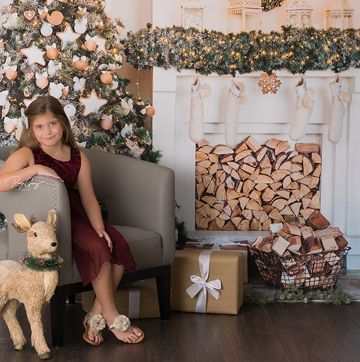 Rustic Chic Christmas - HSD Photography Backdrops 