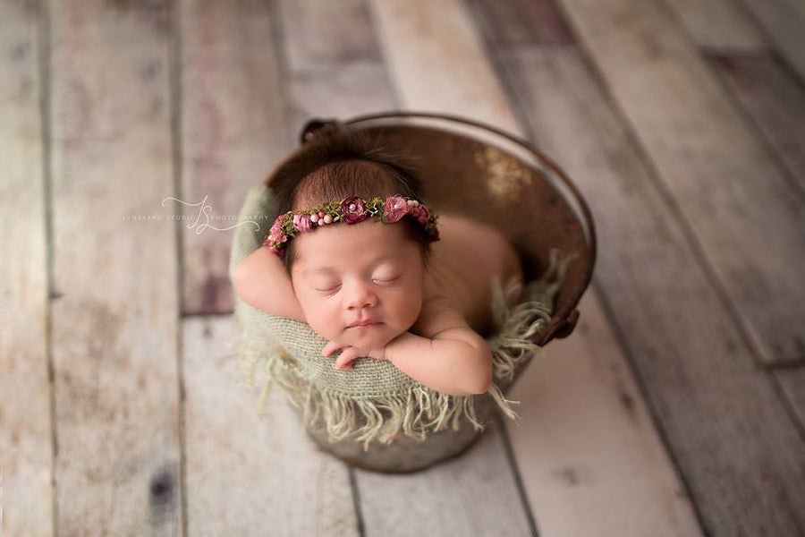 Reclaimed Wood Floor Drop - HSD Photography Backdrops 