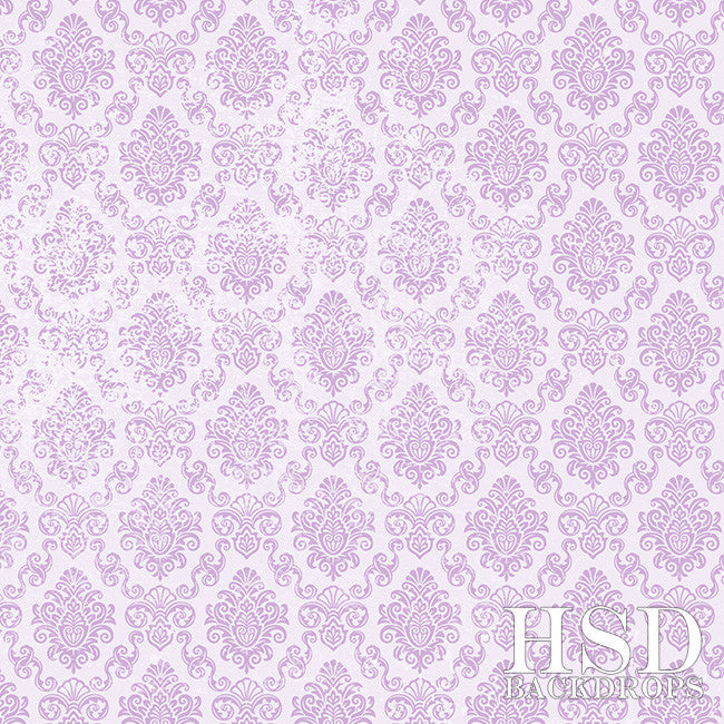 Lavender Damask - HSD Photography Backdrops 