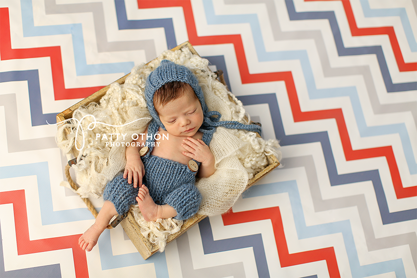 Nautical Chevron - HSD Photography Backdrops 