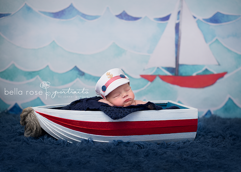 Ocean Sailboats - HSD Photography Backdrops 