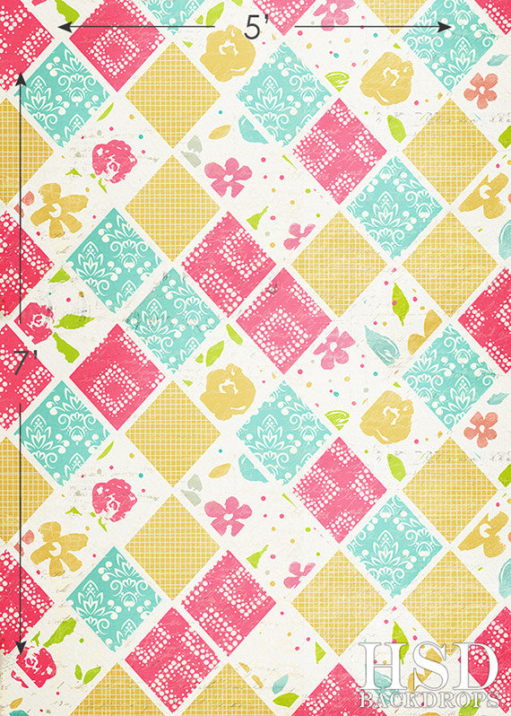 Summer Quilt Pattern - HSD Photography Backdrops 