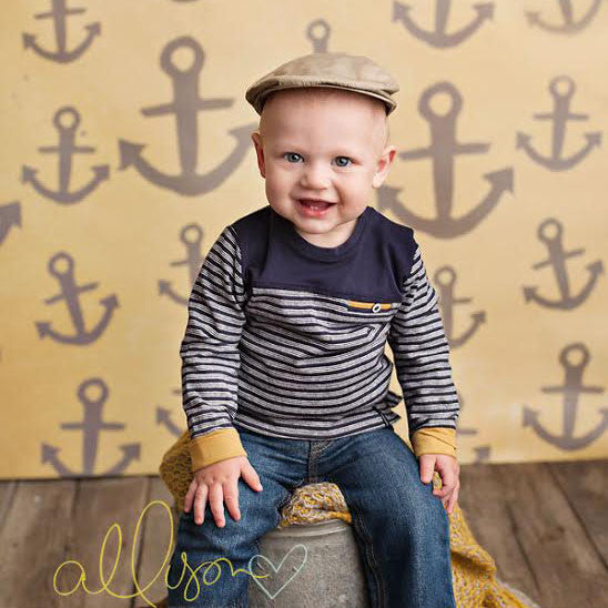 Yellow Nautical - HSD Photography Backdrops 