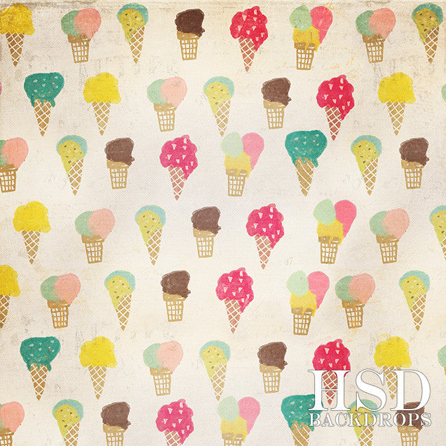 Ice Cream - HSD Photography Backdrops 