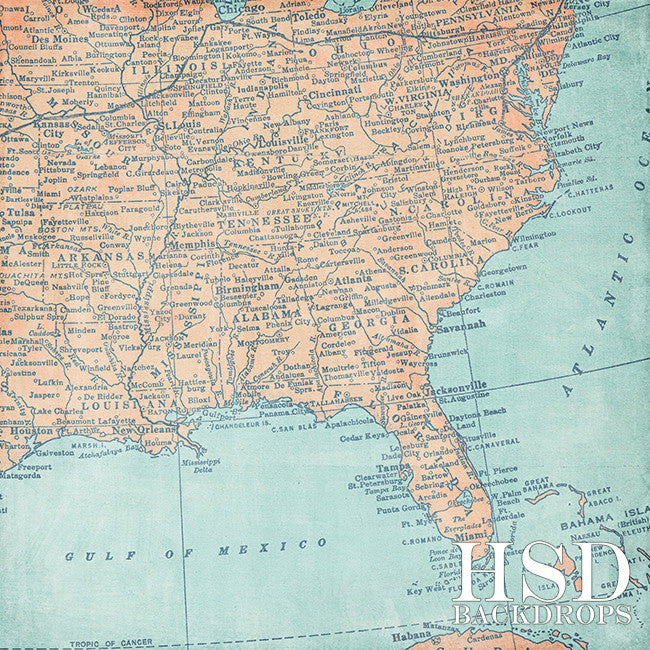 U.S. Map - HSD Photography Backdrops 