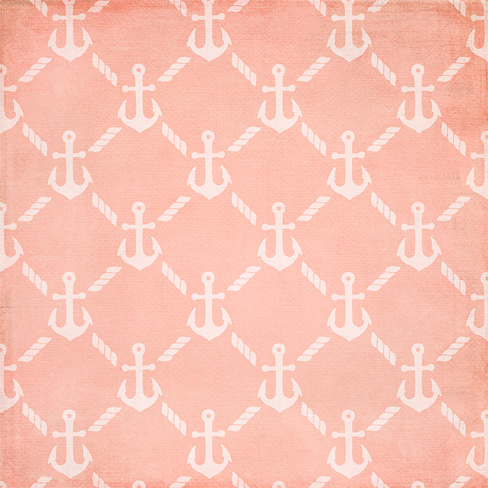 Anchors Pink - HSD Photography Backdrops 